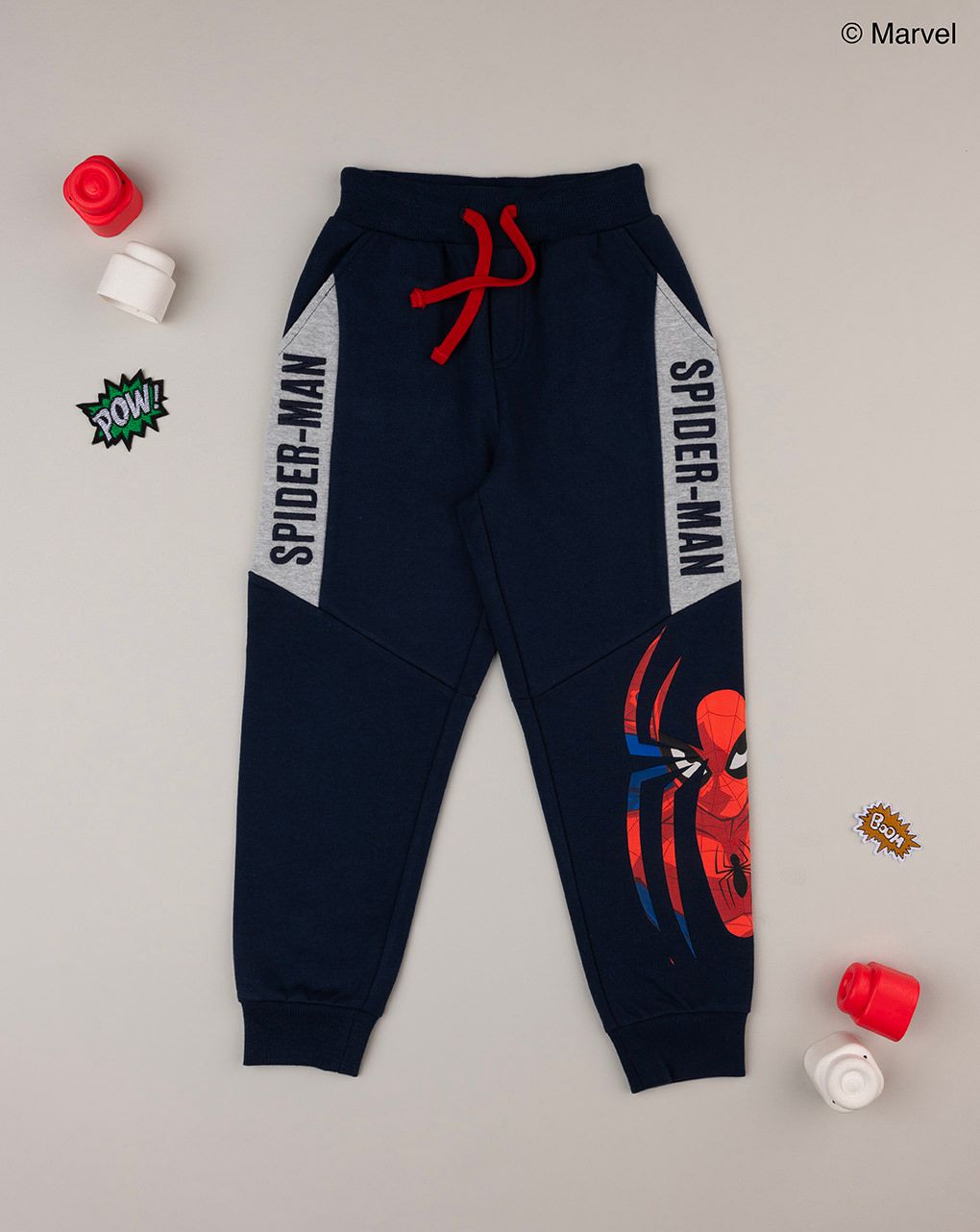 παιδικό παντελόνι φόρμας μπλε spiderman για αγόρι