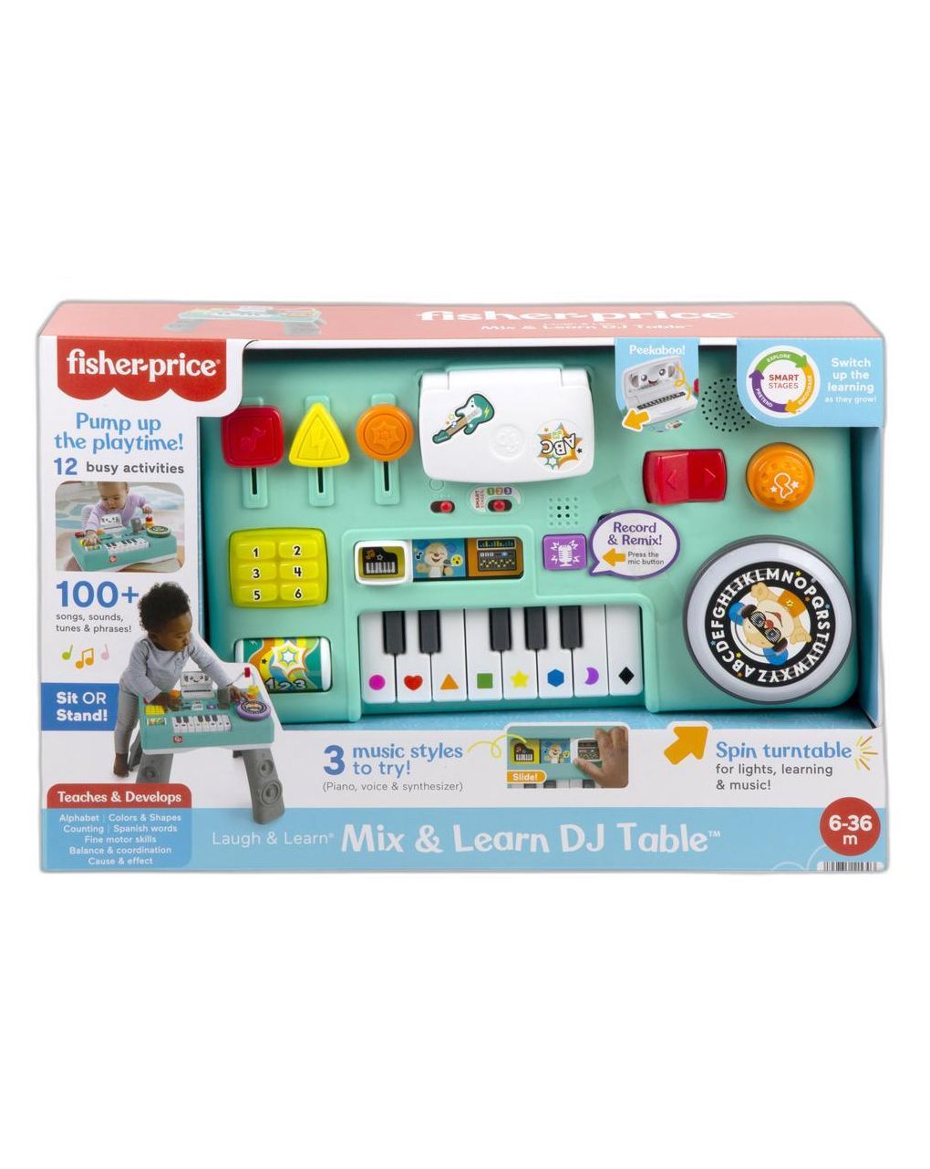 Fisher price εκπαιδευτική κονσόλα dj με φώτα και ήχους hrb61 - Fisher-Price