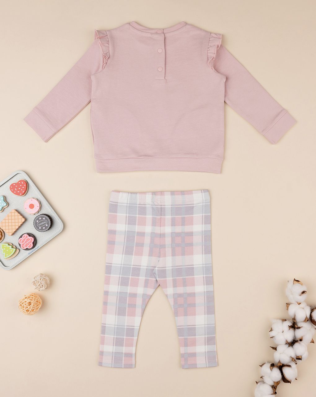 βρεφικό σετ μπλούζα φούτερ και κολάν best friend για κορίτσι - Prénatal