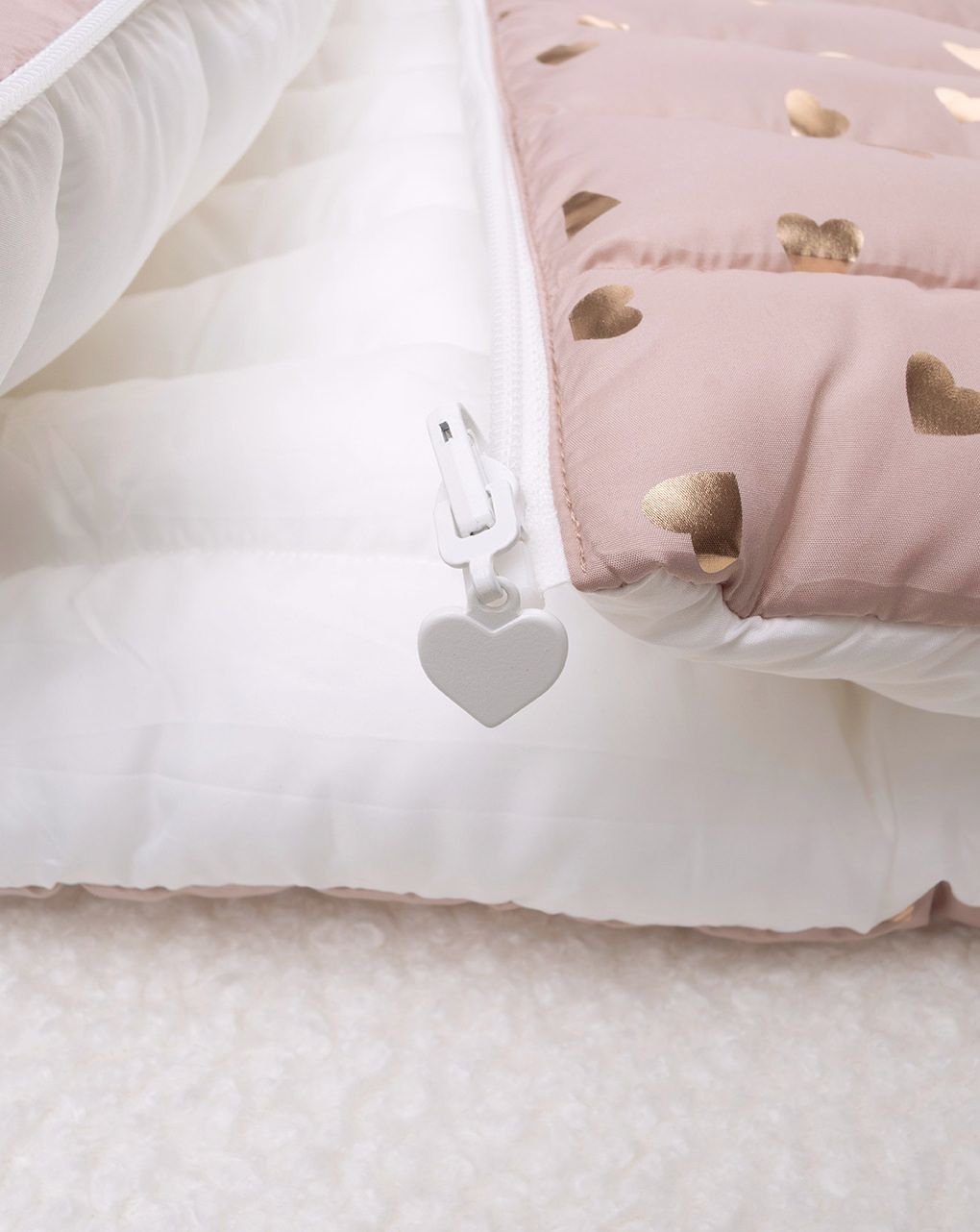 παιδικό μπουφάν puffer dusty pink για κορίτσι - Prénatal