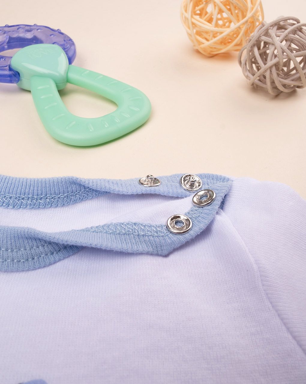 βρεφικό κορμάκι λευκό με ζέβρα unisex - Prénatal