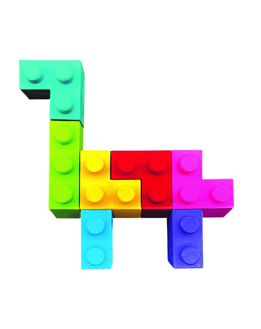 Haku yoka block crayons - brachiosaurus cp223091 - HAKU YOKA