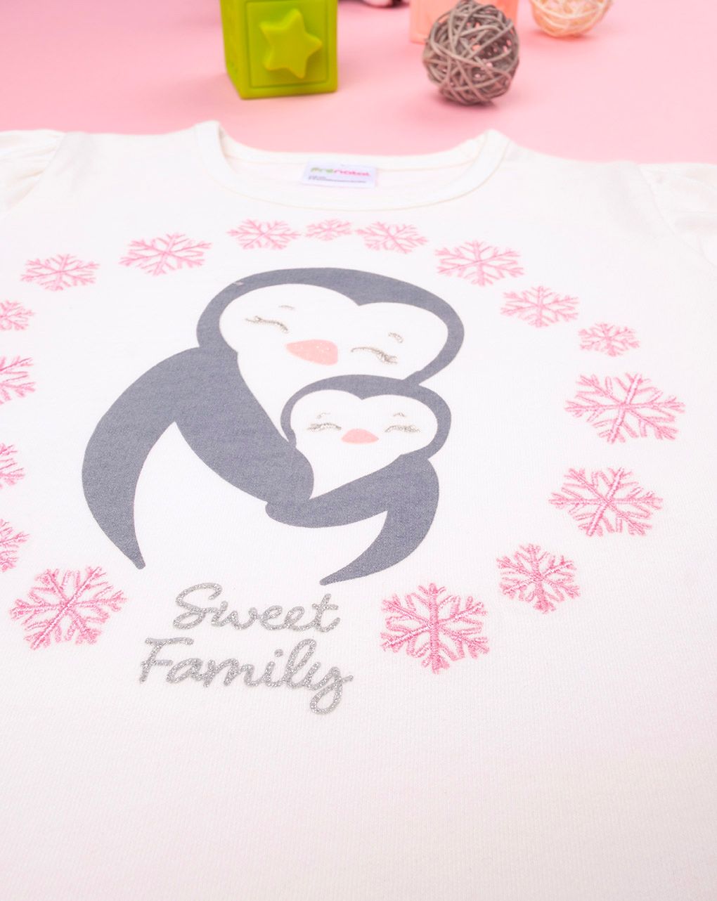 παιδική πιτζάμα με πιγκουίνους για κορίτσι - Prénatal