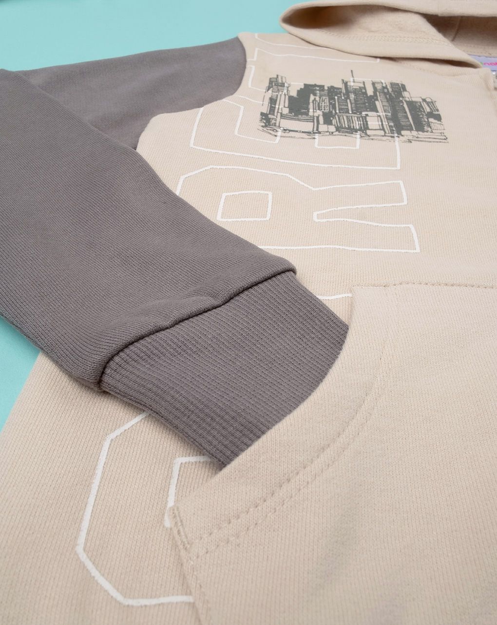 παδική ζακέτα μπεζ street για αγόρι - Prénatal