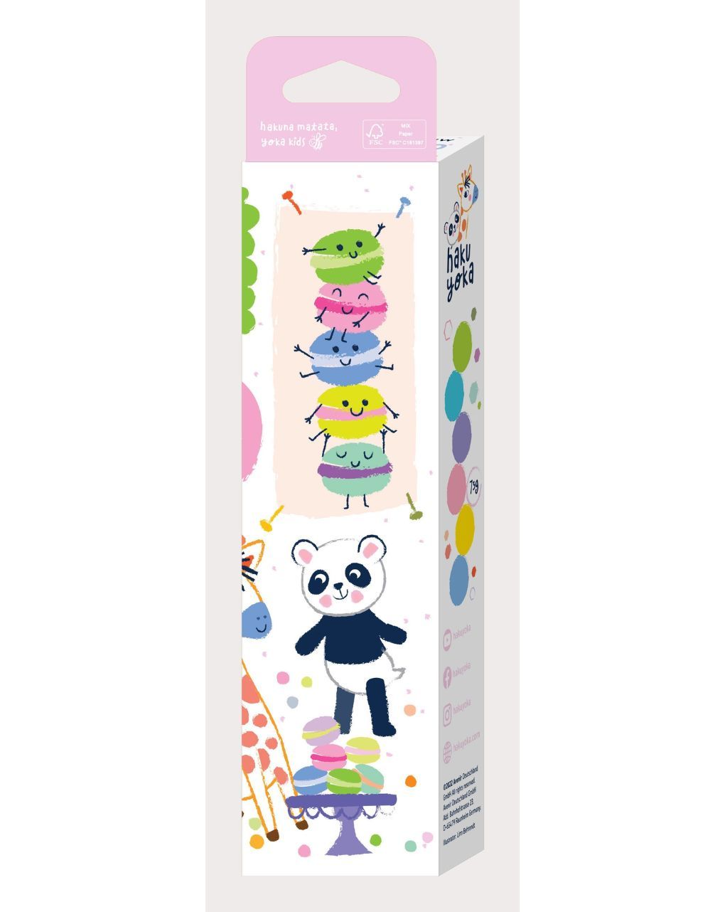 Haku yoka 6 bead crayons - macaron colour cp223098 - HAKU YOKA