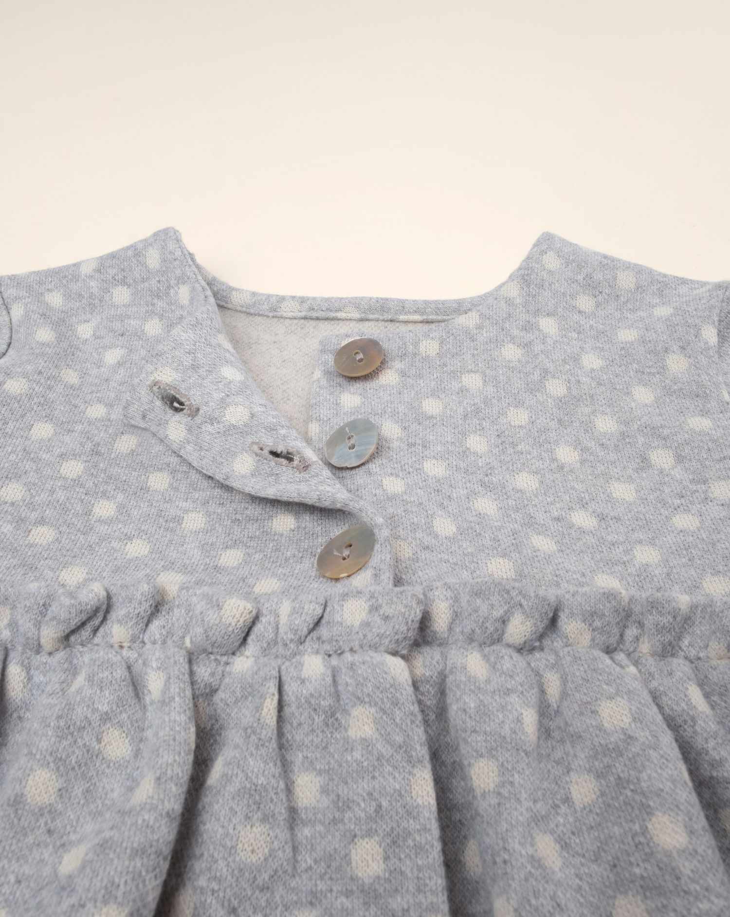 βρεφικό elegant ζακετάκι γκρι πουά για κορίτσι - Prénatal