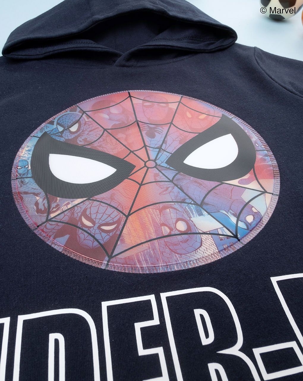 παιδική μπλούζα φούτερ μπλε με το spiderman για αγόρι - Prénatal