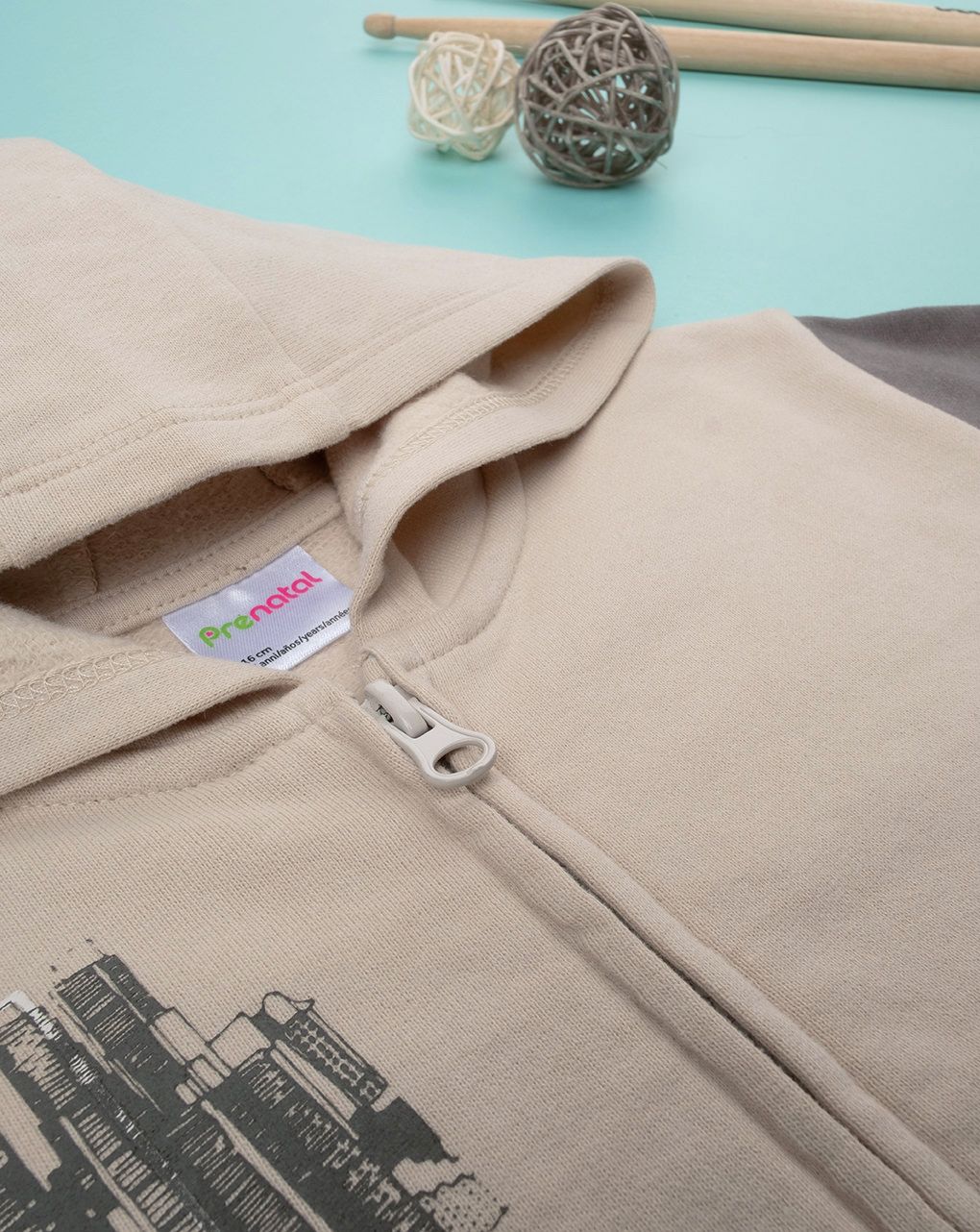 παδική ζακέτα μπεζ street για αγόρι - Prénatal