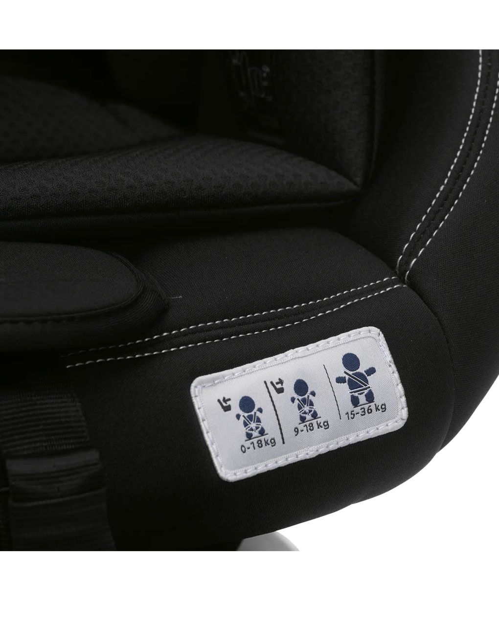 Chicco κάθισμα αυτοκινήτου one seat με isofix black (0-36kg) - Chicco
