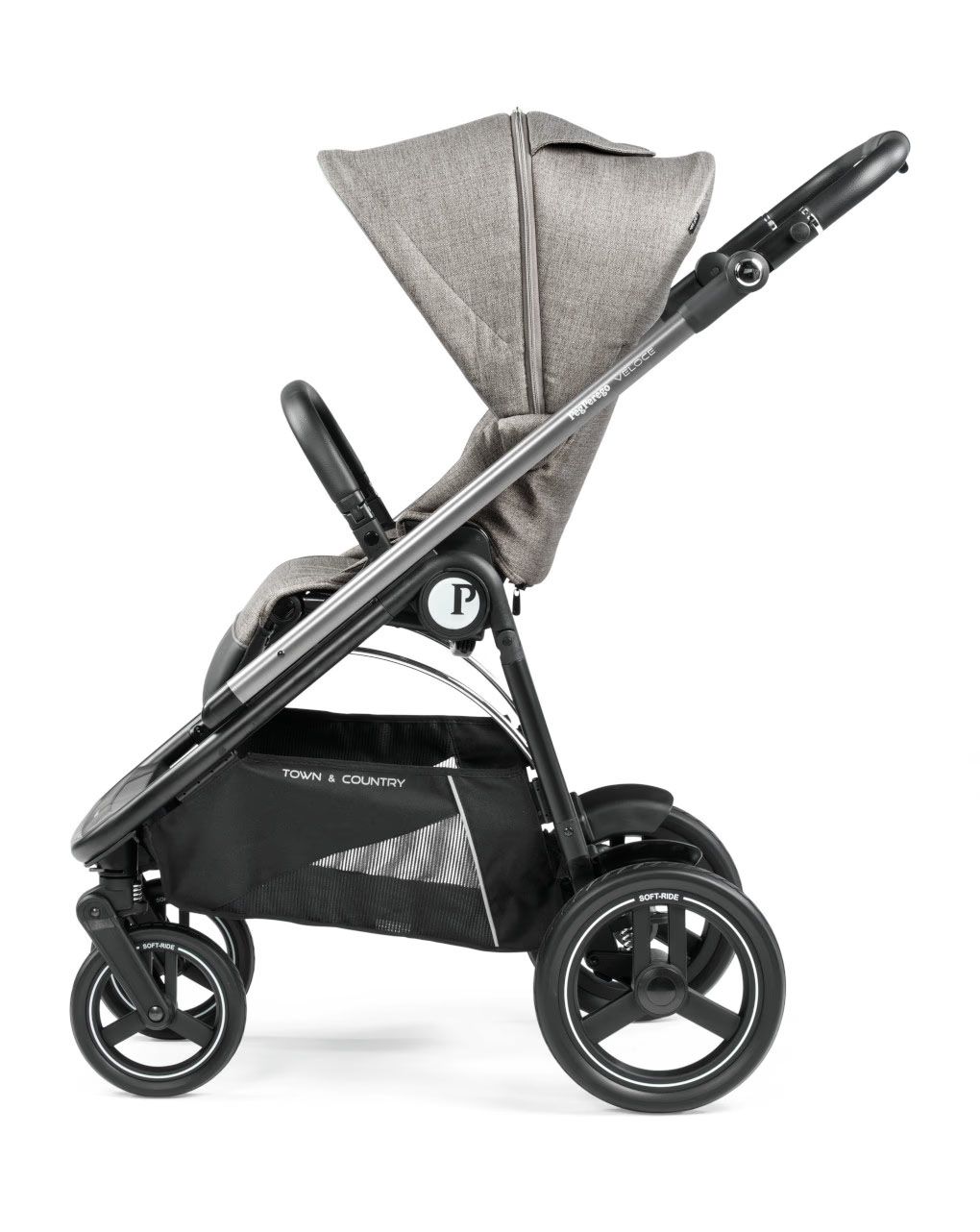 Peg perego σύστημα μεταφοράς veloce tc slk  3 in 1 city grey - Peg-Pérego