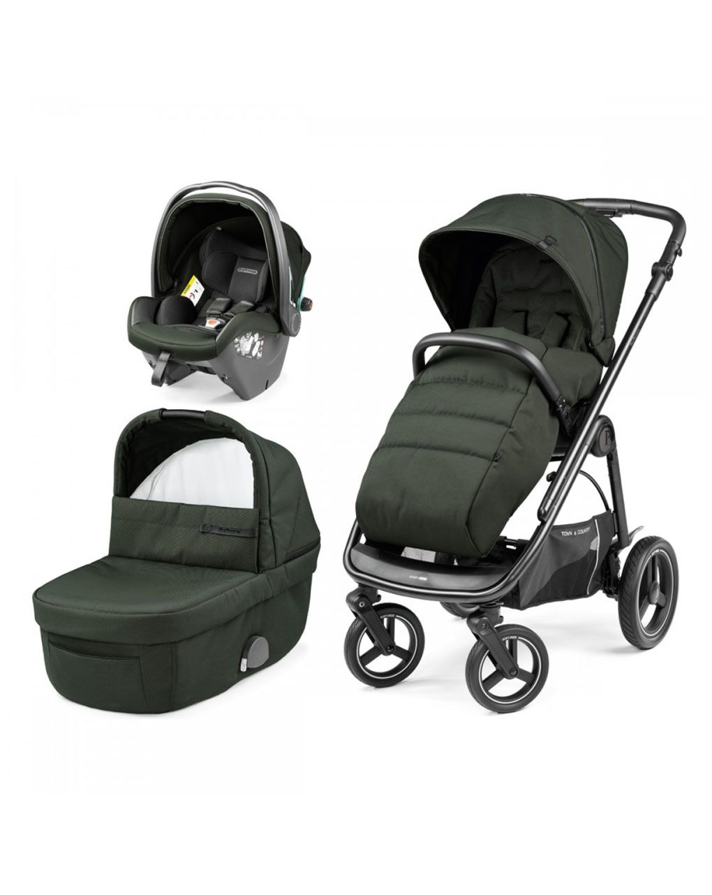 Peg perego σύστημα μεταφοράς veloce tc slk  3 in 1 green - Peg-Pérego
