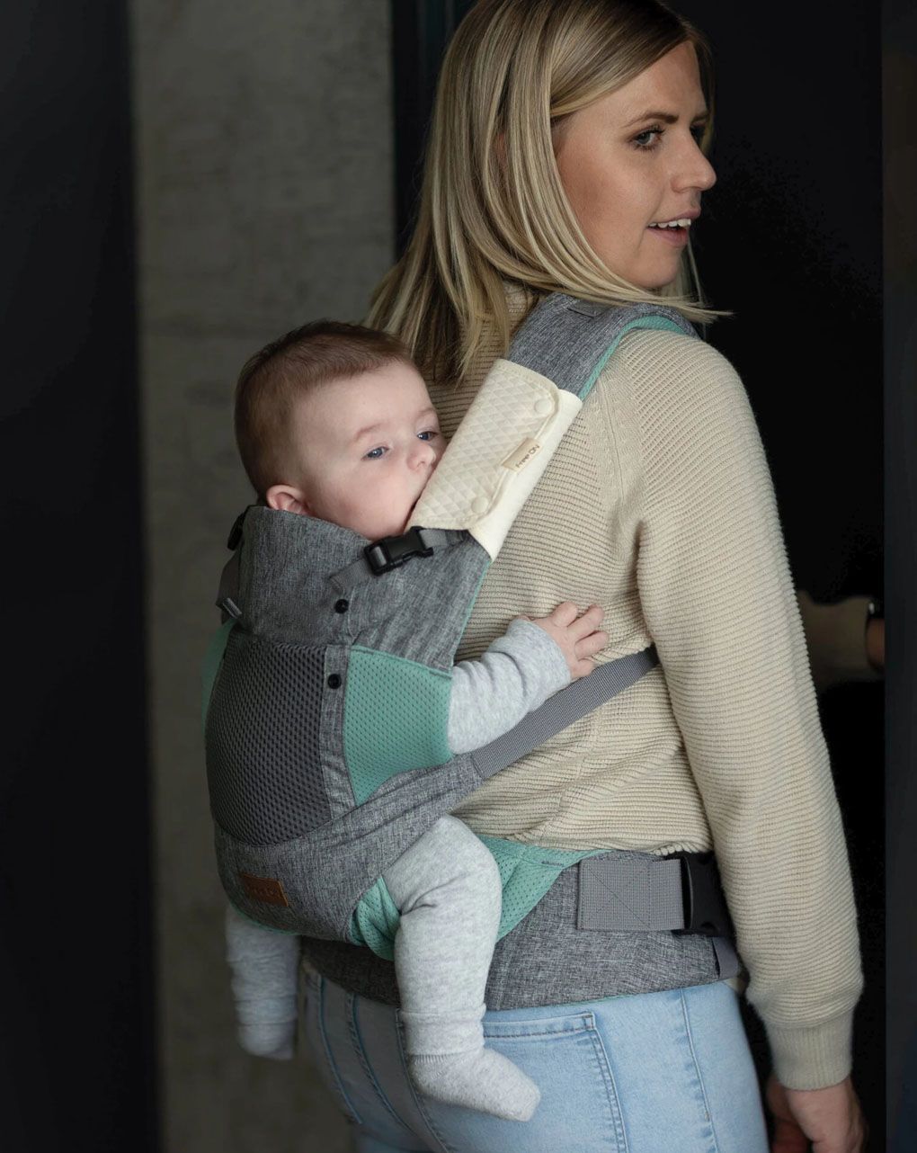 Freeon μάρσιπος easy move 3σε1 3d mesh grey mint, 46057 - Freeon