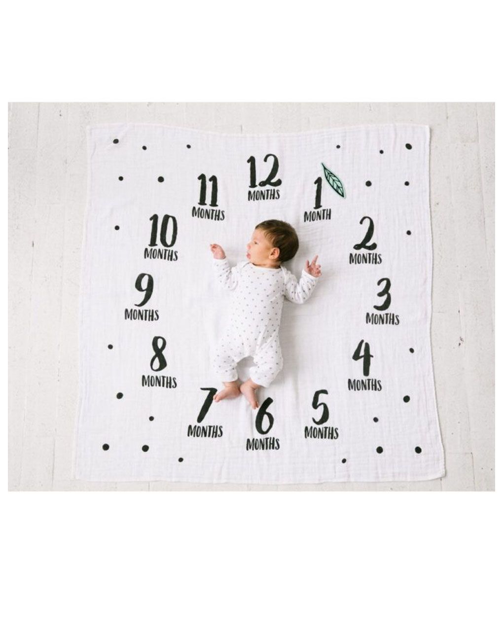 Pearhead κουβέρτα βαμβακερή watch me grow 96x106 εκ - Pearhead