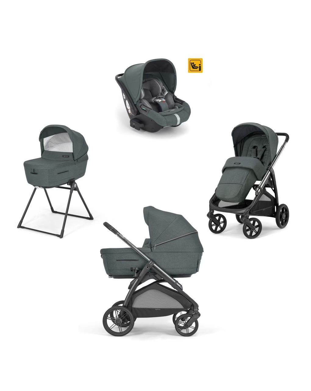 Inglesina σύστημα μεταφοράς aptica quattro darwin emerald green /litio - Inglesina