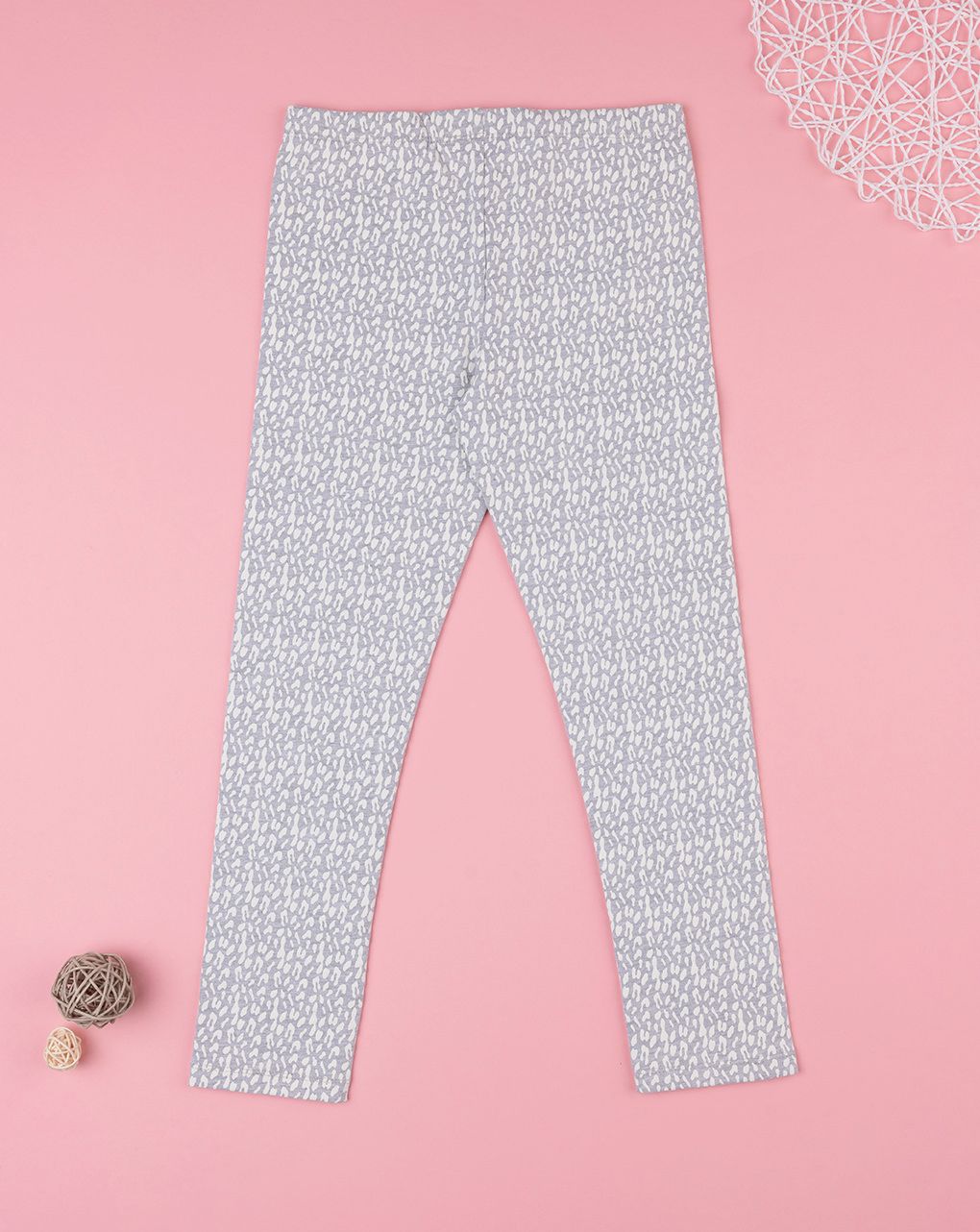 παιδικό κολάν γκρι animal print για κορίτσι - Prénatal