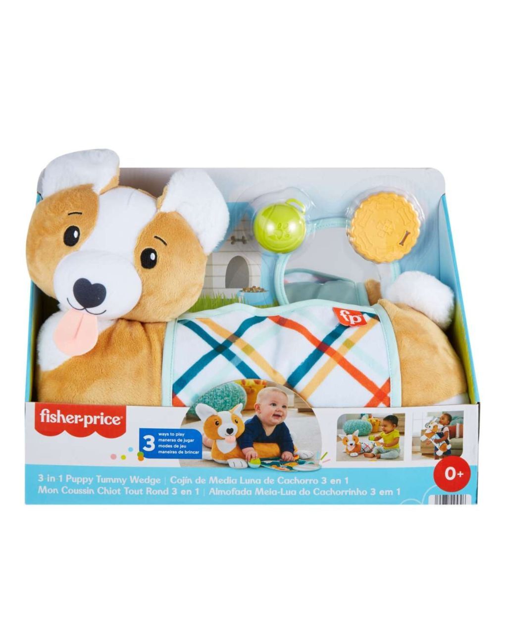 Fisher-price μαξιλαράκι δραστηριοτήτων - σκυλάκι hjw10 - Fisher-Price