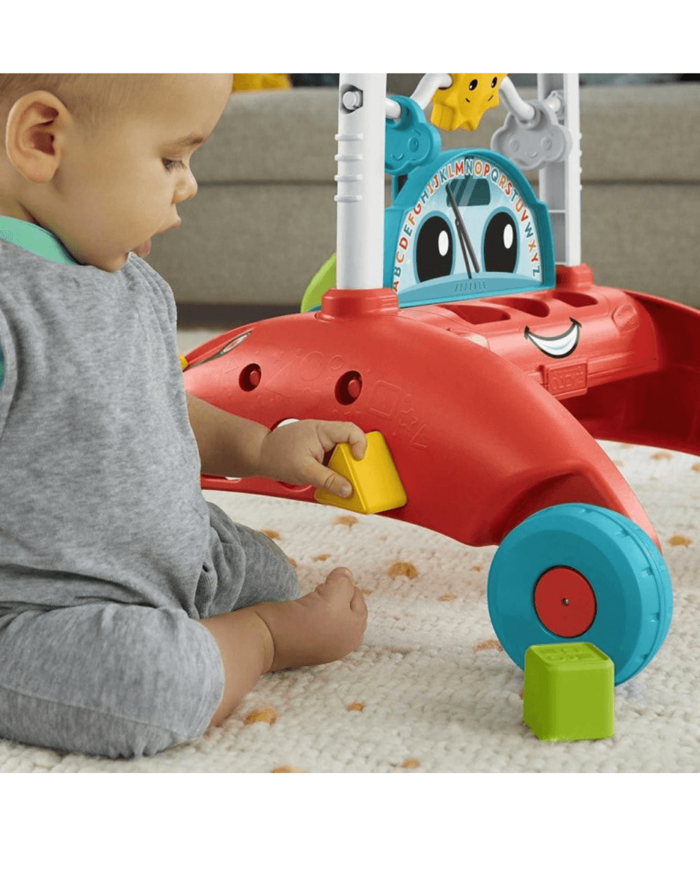 Fisher-price εκπαιδευτική στράτα – αυτοκινητάκι 3 σε 1 hjp48 - Fisher-Price