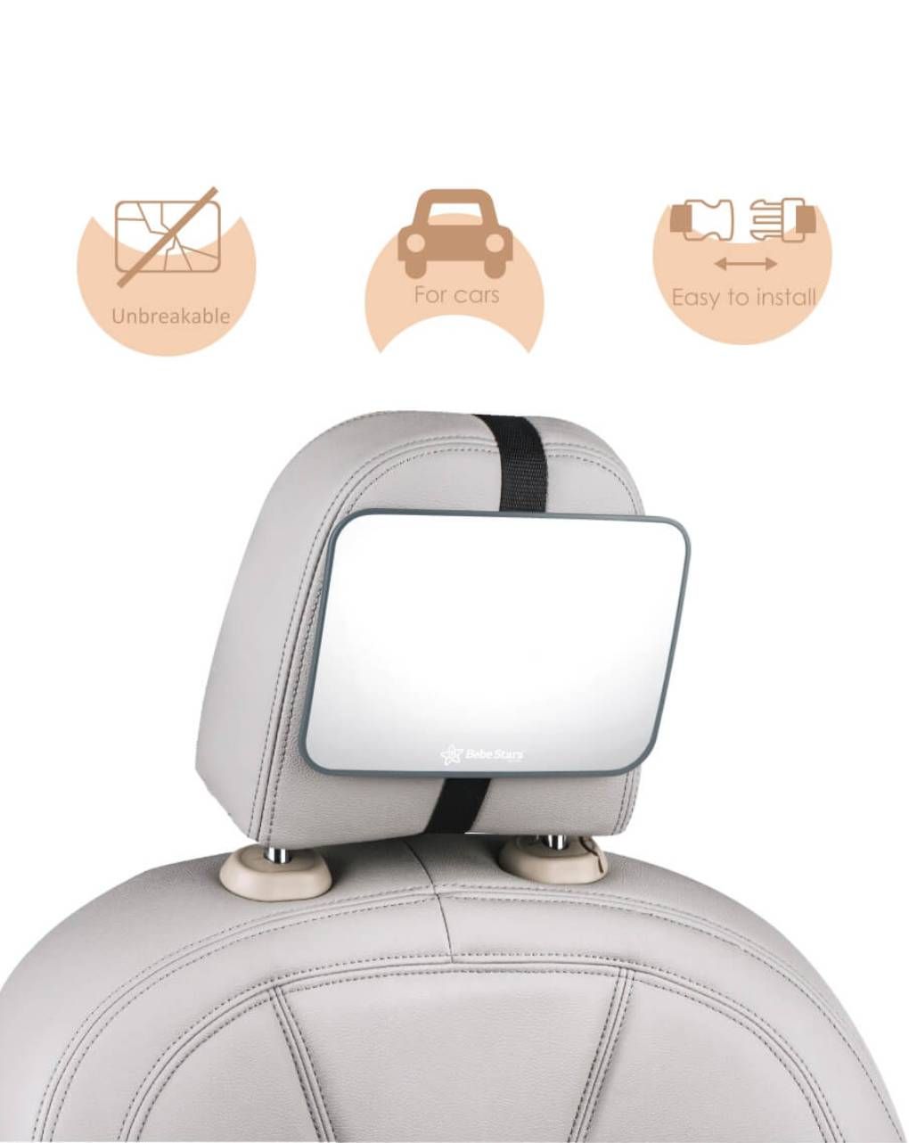 Bebe stars καθρέφτης αυτοκινήτου ορθογώνιος - Bebe Stars