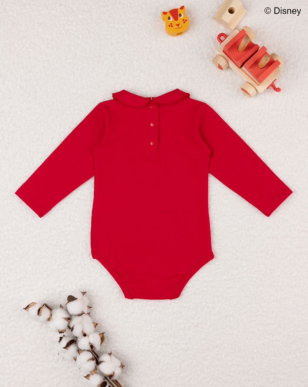 βρεφικό κορμάκι κόκκινο με τη minnie για κορίτσι - Prénatal