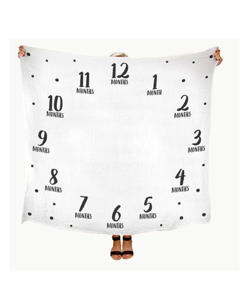 Pearhead κουβέρτα βαμβακερή watch me grow 96x106 εκ - Pearhead