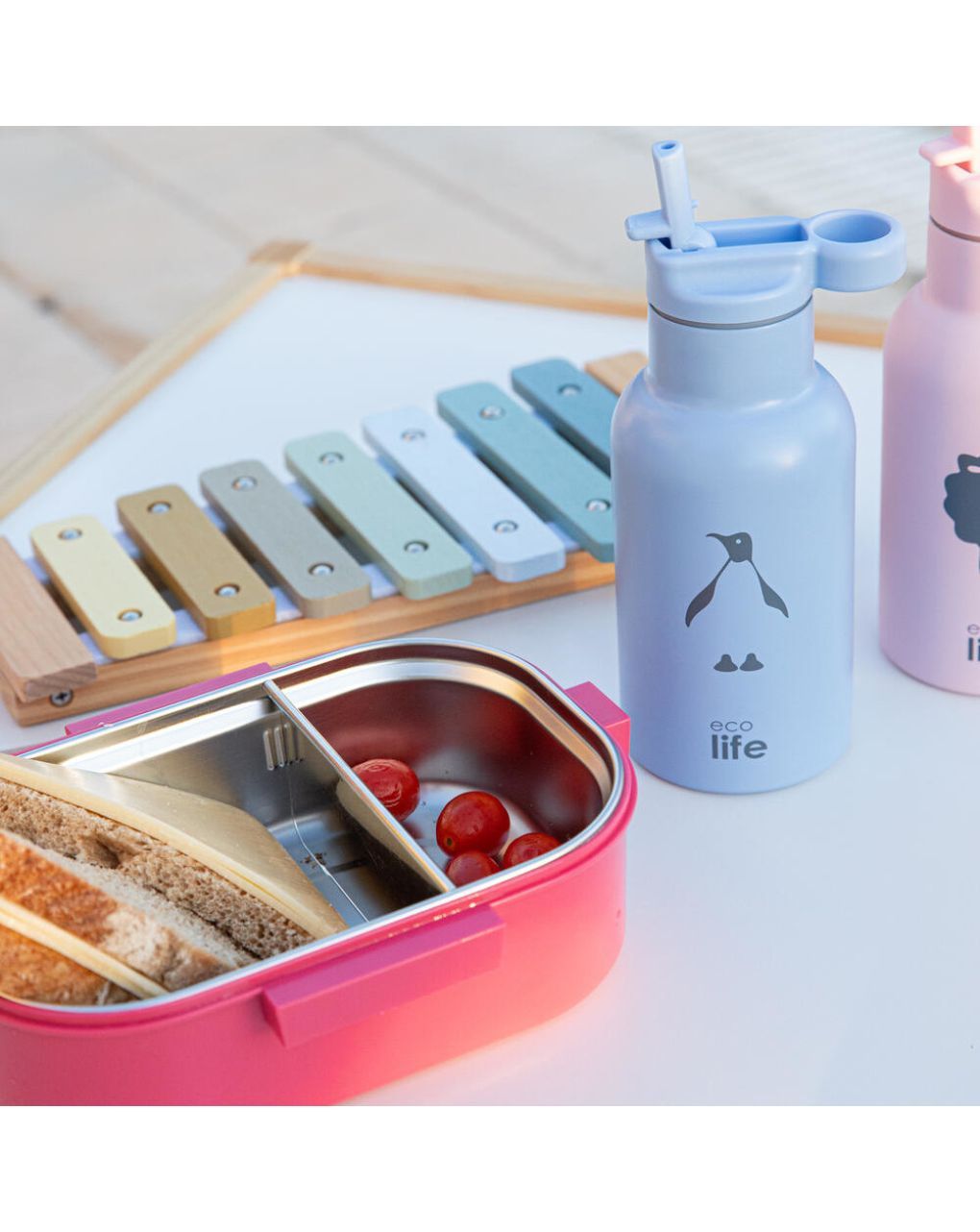 Ecolife παγούρι kids thermos animals 350ml penguin 33-bo-2013 - Ecolife