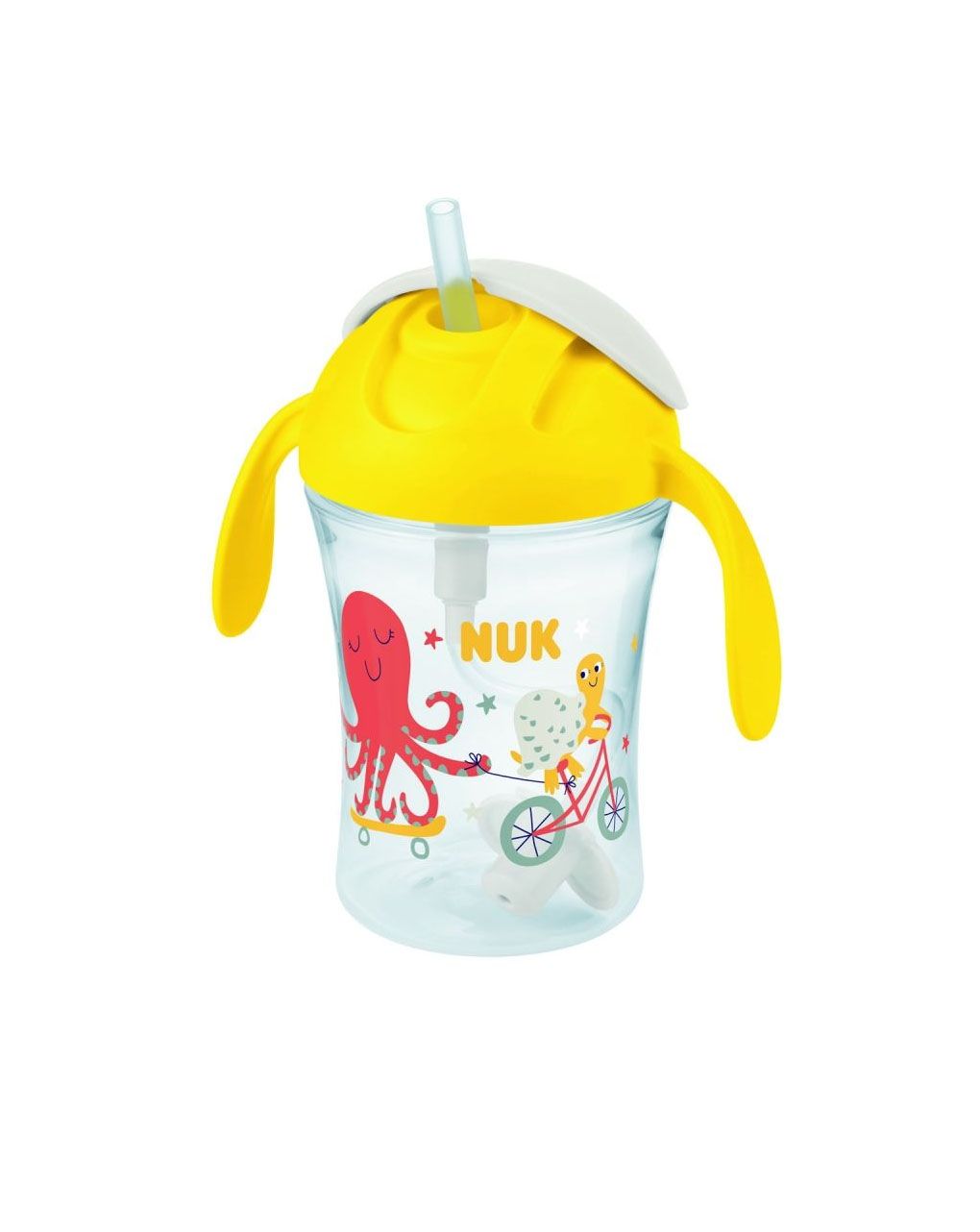 Nuk εκπαιδευτικό ποτηράκι με καλαμάκι motion cup 230ml - Nuk