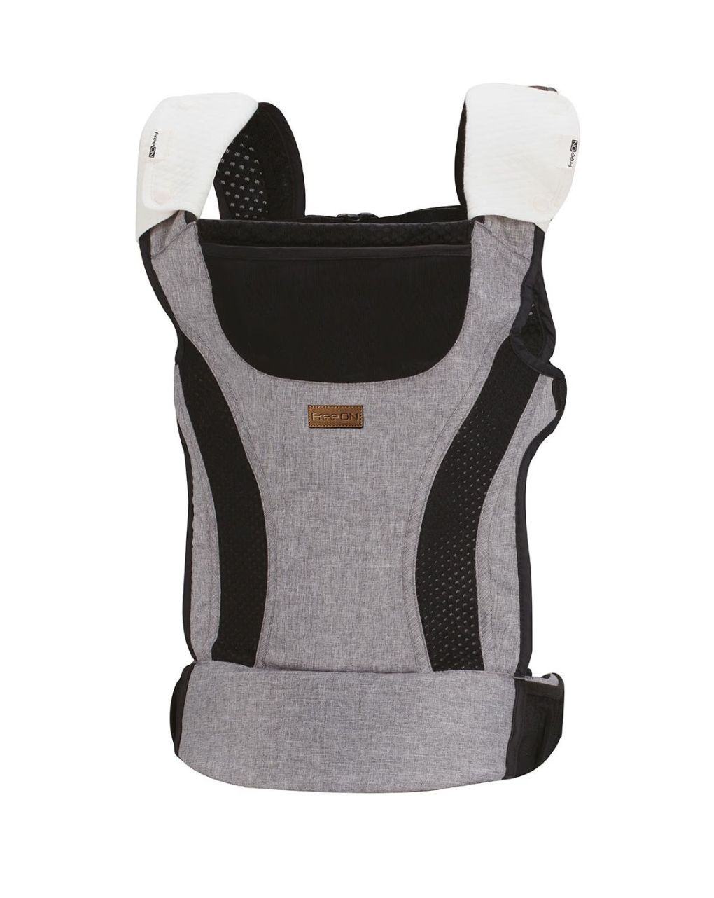 Freeon μάρσιπος 2σε1 kenguru side by side grey 48945 - Freeon