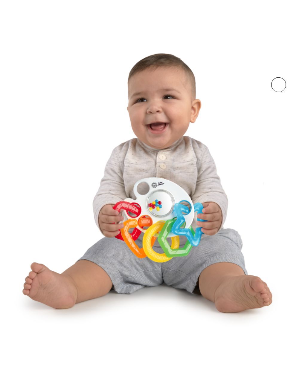 Baby einstein kids ii baby einstein shake, rattle & soothe teether links ring toy παιχνίδι 12355 - KIDS II