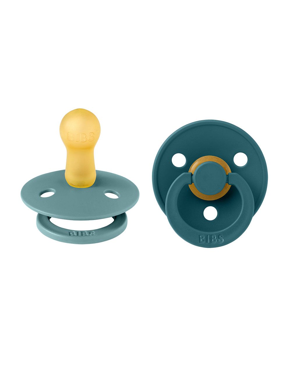 Bibs πιπίλες καουτσούκ colour islandsea/forestlake  6+m σετ 2 τεμ.