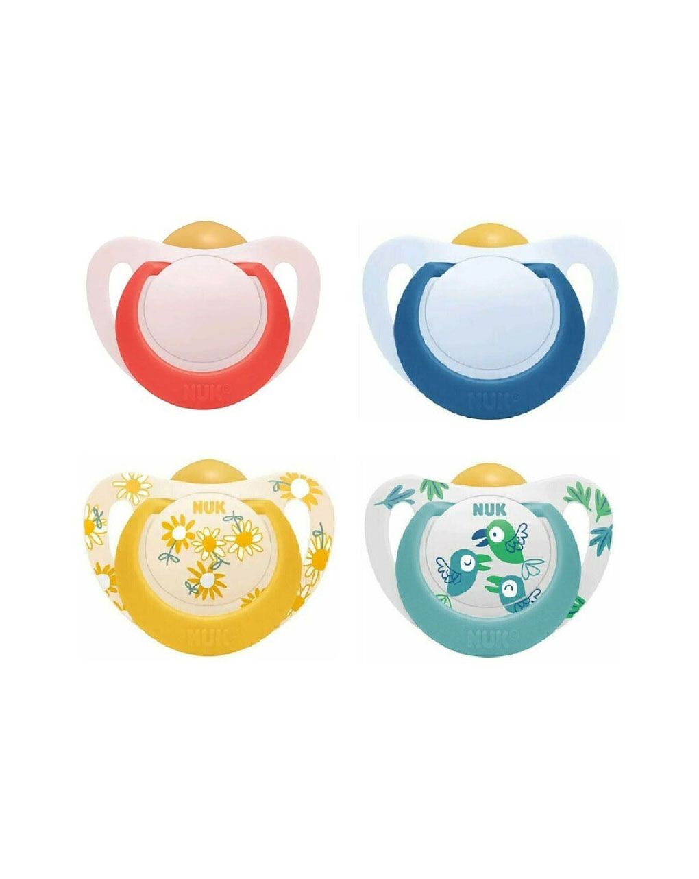 Nuk ορθοδοντική πιπίλα star καουτσούκ 18-36m 1τεμ