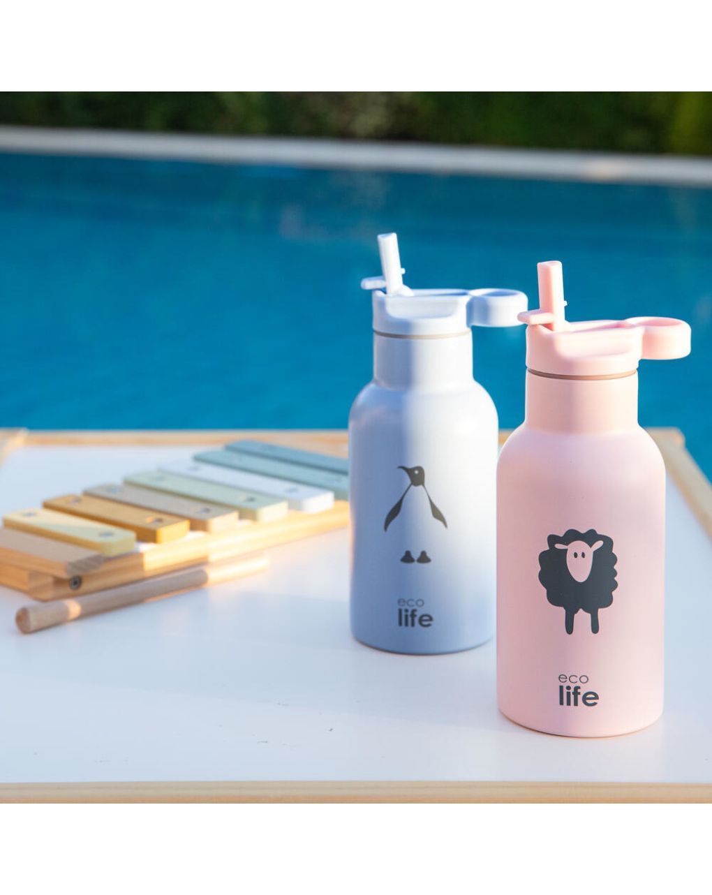 Ecolife παγούρι kids thermos animals 350ml sheep 33-bo-2014 - Ecolife