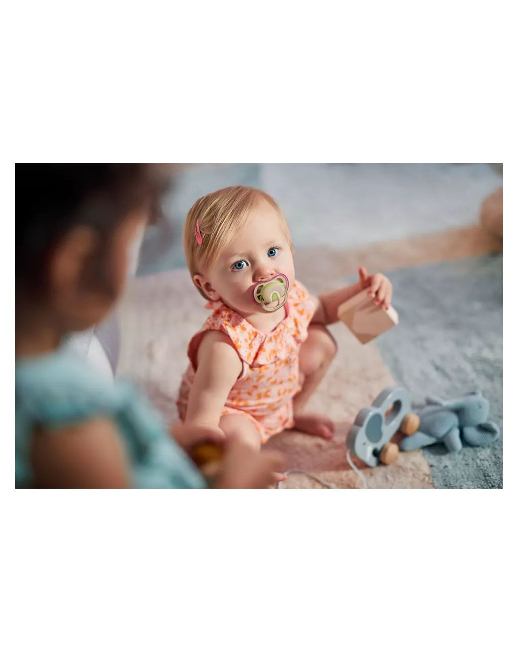 Philips avent πιπίλα ultra air purple sun-rainbow 0-6m, scf085/59 - Philips Avent