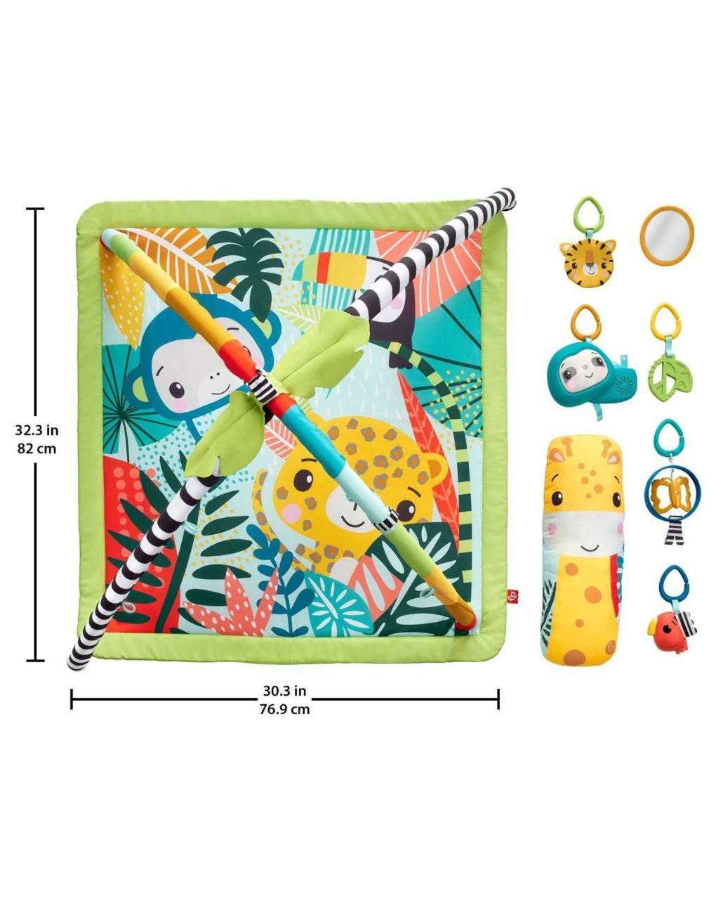 Fisher-price γυμναστήριο τροπικό δάσος 3 σε 1 hjw08 - Fisher-Price