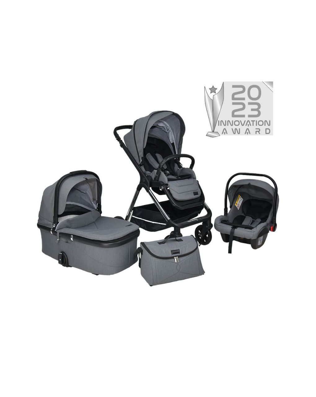 Bebe stars σύστημα μεταφοράς nammas 3 σε 1 grey 335-186