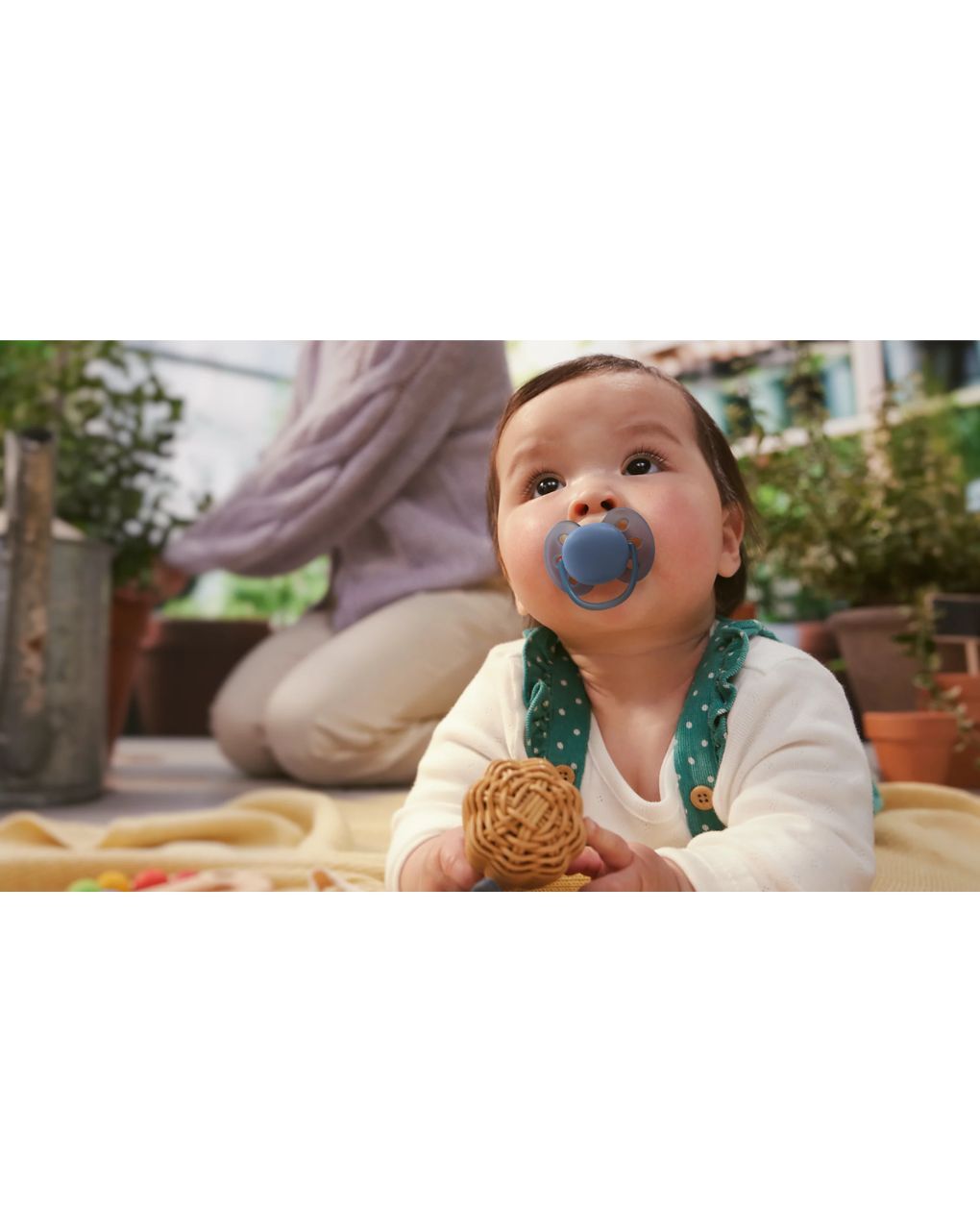 Philips avent πιπίλα σιλικόνης ultra soft 2τμχ 6-18 μηνών μπλε/πράσινο scf091/42 - Philips Avent