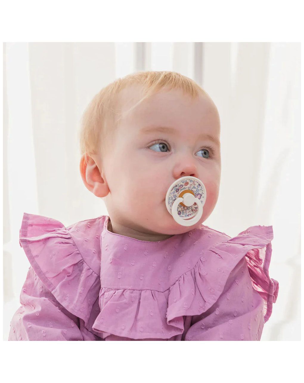 Bibs πιπίλες καουτσούκ liberty colour eloise/blushmix  0+m σετ 2 τεμ. - BIBS