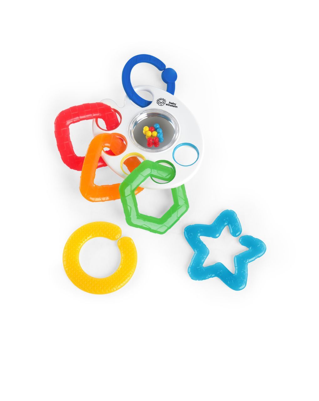 Baby einstein kids ii baby einstein shake, rattle & soothe teether links ring toy παιχνίδι 12355 - KIDS II