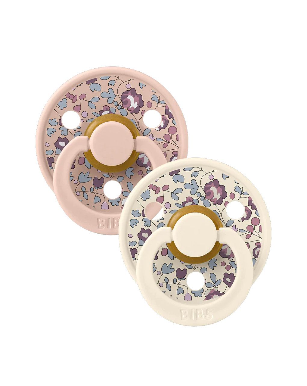 Bibs πιπίλες καουτσούκ liberty colour eloise/blushmix  0+m σετ 2 τεμ. - BIBS