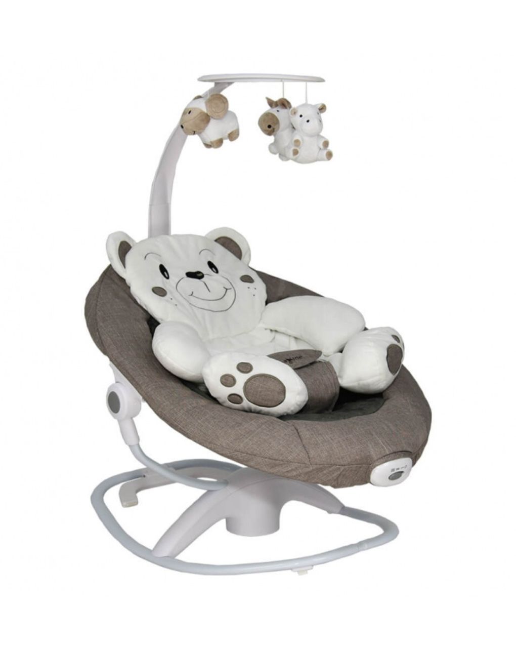 Bebe stars ηλεκτρικό ρηλάξ imagine 2 in 1 grey