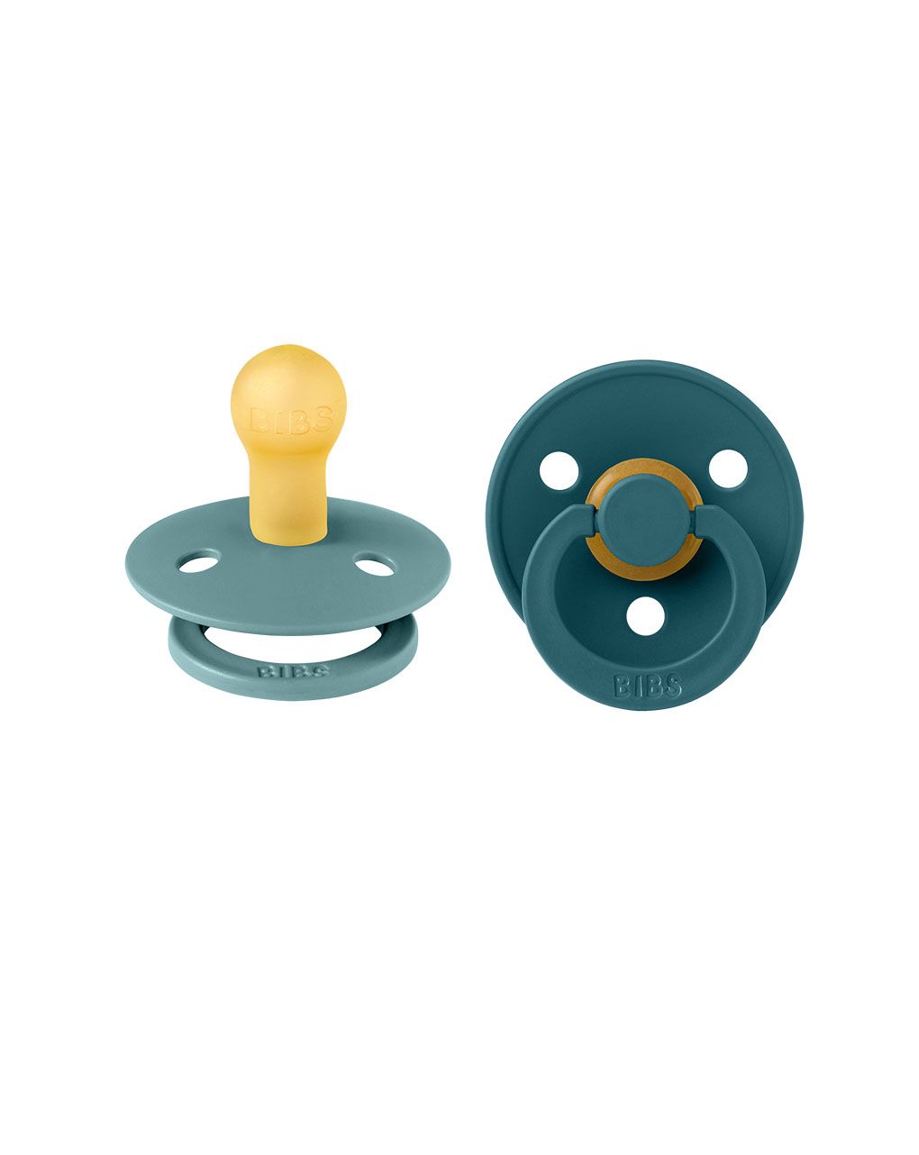 Bibs πιπίλες καουτσούκ colour islandsea/forestlake  0+m σετ 2 τεμ.