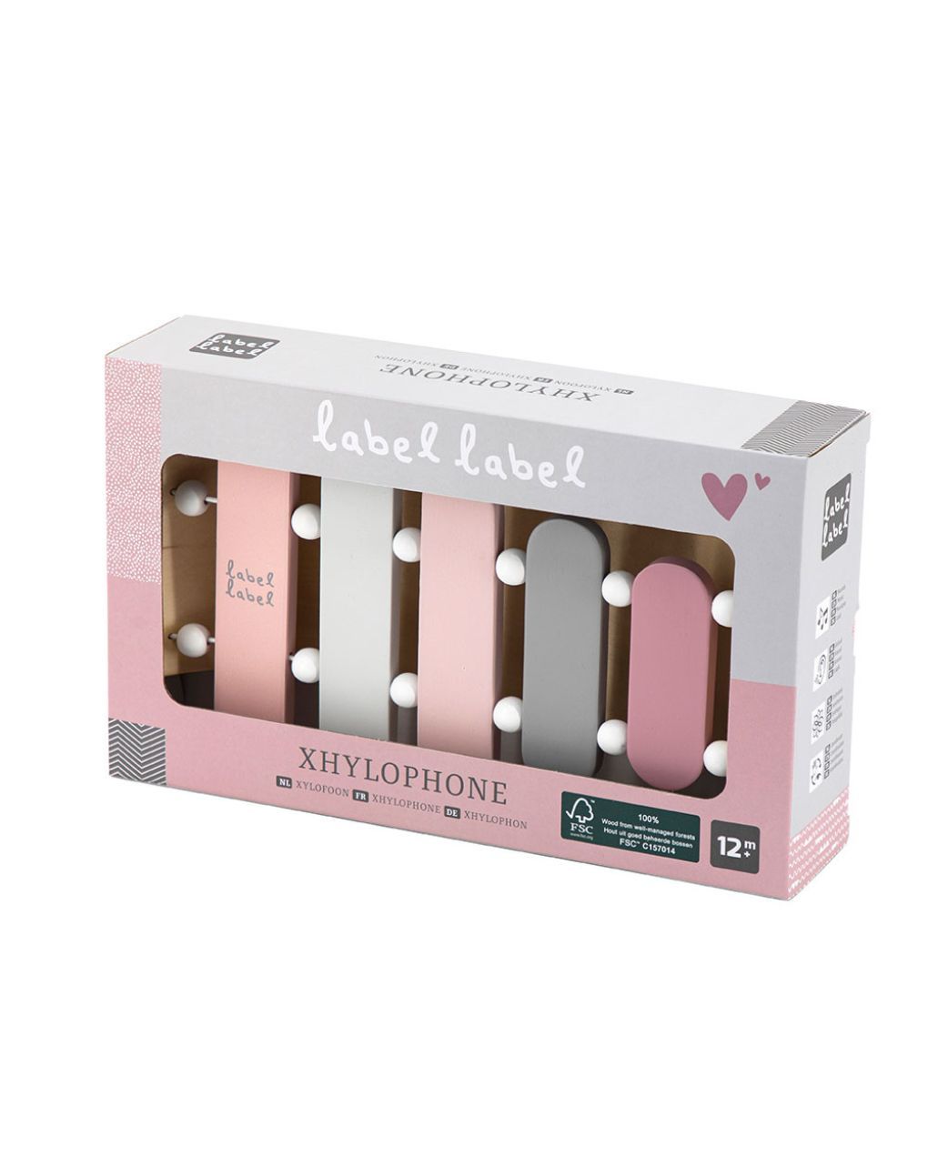 Label label ξύλινο ξυλόφωνο llwt-25460 - Label Label