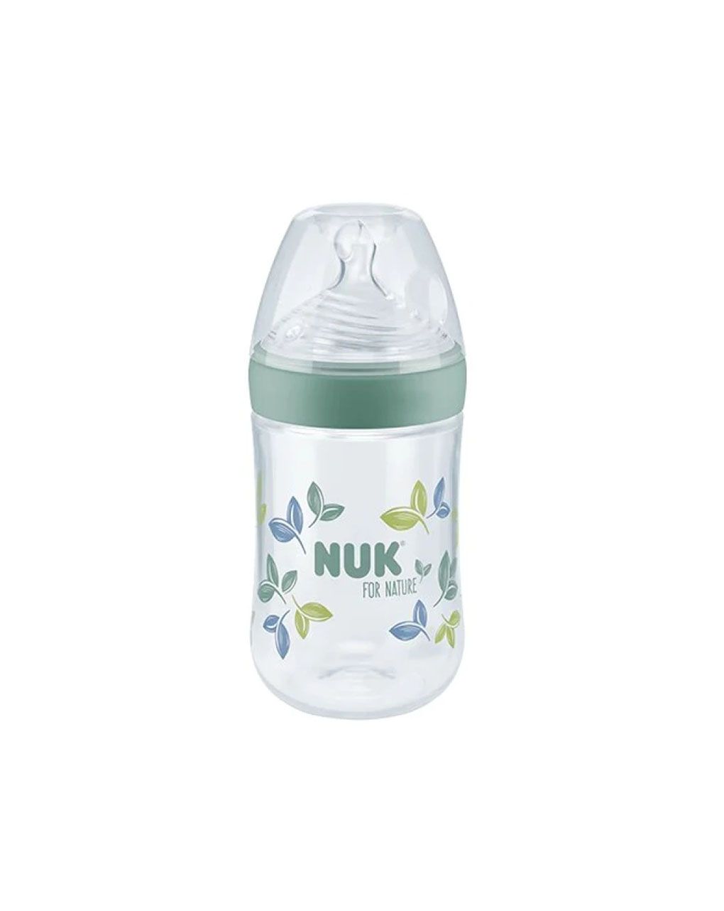 Nuk πλαστικό μπιμπερό με θηλή σιλικόνης for nature medium 6-18m 260ml - Nuk