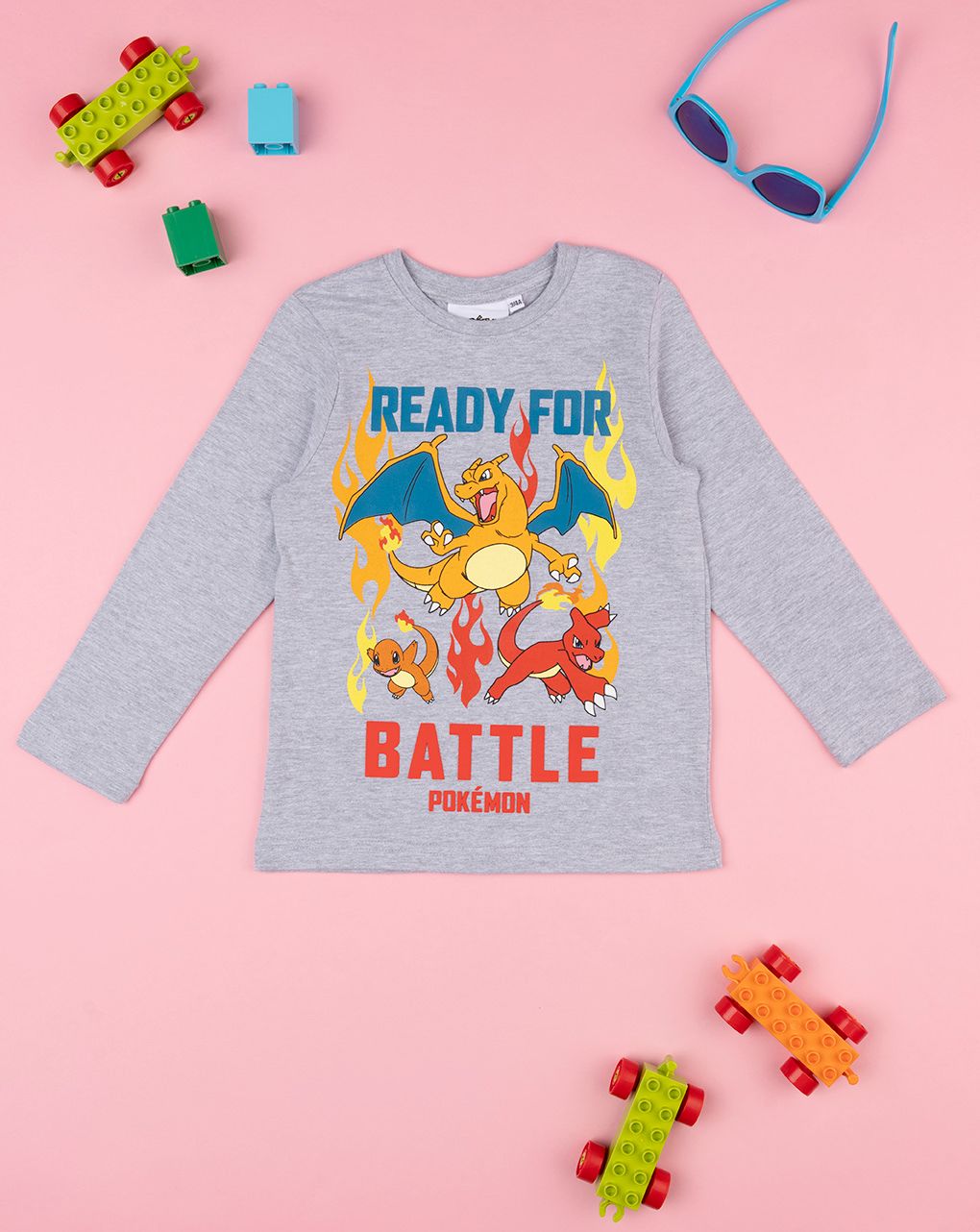 παιδική μπλούζα γκρι pokémon για αγόρι
