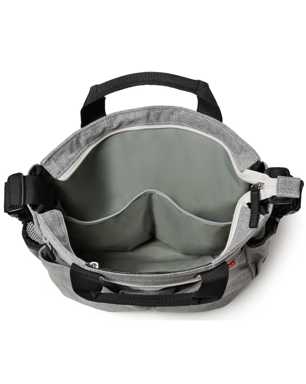 Skip hop τσάντα αλλαξιέρα duo signature grey melange - SKIP HOP