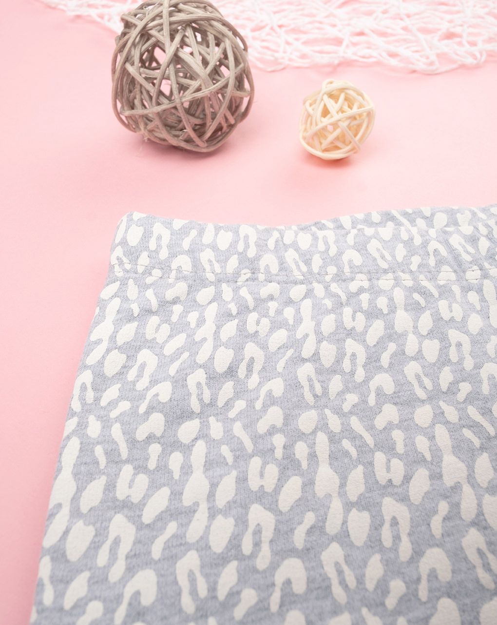 παιδικό κολάν γκρι animal print για κορίτσι - Prénatal