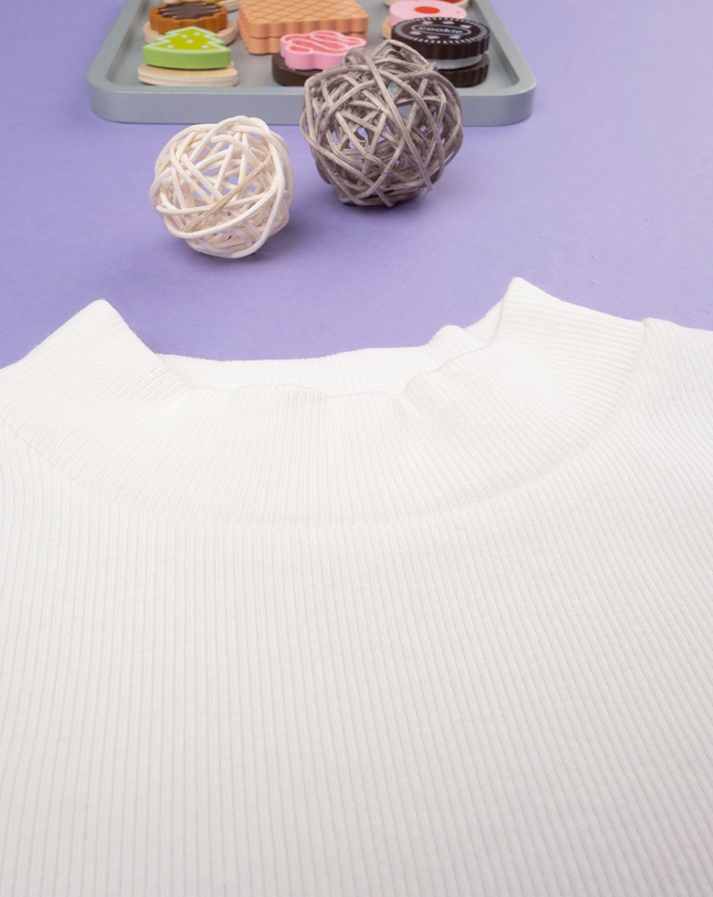 παιδική μπλούζα ζιβάγκο λευκή για κορίτσι - Prénatal