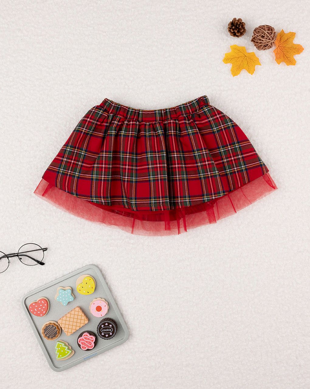 βρεφική φούστα καρό για κορίτσι