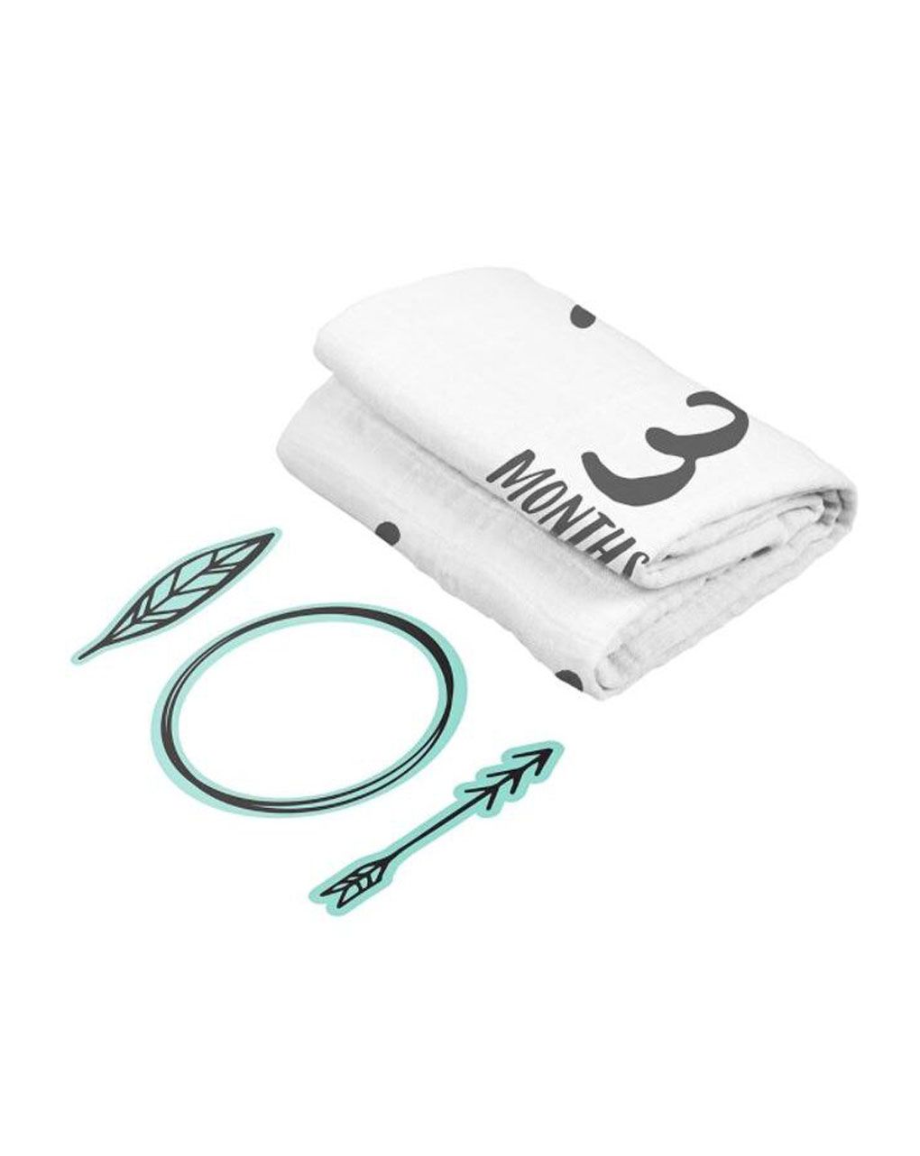 Pearhead κουβέρτα βαμβακερή watch me grow 96x106 εκ - Pearhead