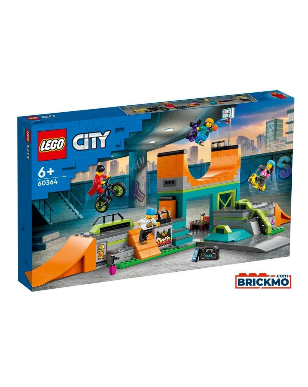 Lego city πάρκο σκέιτ στον δρόμο 60364 - LEGO, LEGO City
