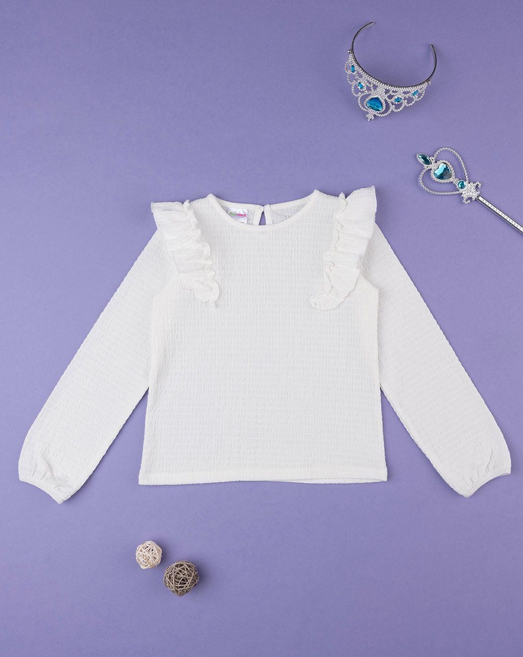 παιδική μπλούζα λευκή για κορίτσι